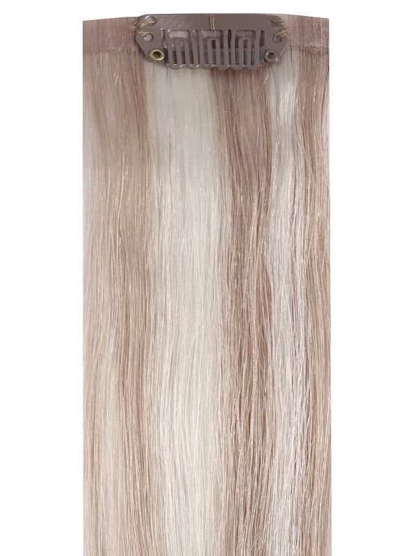 VIP Seamless Clips Mixed #17/Ash Hair Extensions