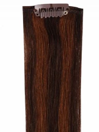 Full Head Clip-In Mixed #2/4 Hair Extensions