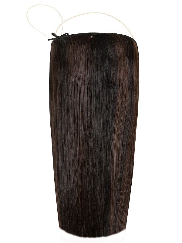 The Exquisi Weft Espresso #1B/2 Hair Extensions